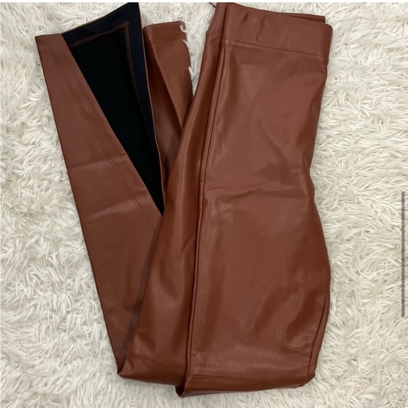 Alix NYC Carlisle Faux Leather Split Hem Pant - Picture 7 of 11